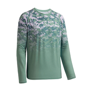 Camiseta de Pesca para Hombre, 100% Poliéster, Impresión Personalizada, Servicio OEM, Venta en Línea, Precio Económico, Suministro de Fábrica - Product Image 3