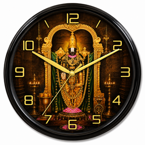 Personalized Luxury Plastic & Glass Wall <b>Clock</b> HD Printed Round Decorative Timepiece Custom Gift for Mother's Day and New Year - Product Image 4