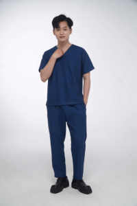 Uniforme de travail extensible unisexe pour thérapeute de spa, vêtements respirants pour le personnel de clinique de beauté 4SU - Product Image 4