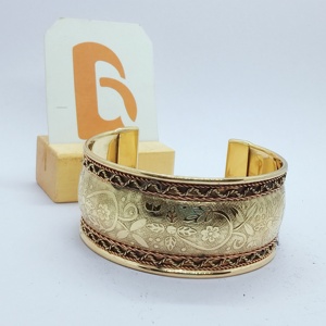 Vintage Ethnic Copper Alloy Cuff <b>Bracelet</b> Antique Plated Unisex <b>Bangles</b> Jewelry Trendy Wedding Gift - Product Image 3