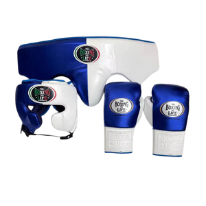 Professional No Boxing No Life Boxing Set Customisable Brand New Premium Quality Real Leather Martial Art Boxing Training Set - Product Image 4