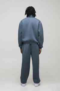 Survêtements de sport en molleton technique de qualité supérieure pour hommes, ensemble deux pièces, coupe classique - Product Image 2