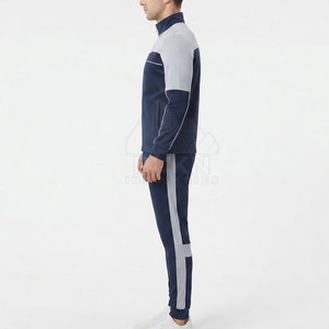 Nuevo Conjunto Deportivo Ecológico para Hombre, Chaqueta Deportiva con Cordón Ajustable, Pantalones Deportivos, Ropa Deportiva Personalizada para Equipos - Product Image 3