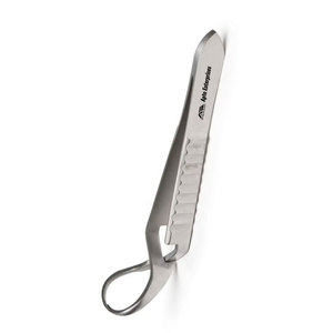 Pince à serviettes Jones en acier inoxydable, modèle Crossaction, 9 cm de long, avec poignée courbée, pour la vente en gros - Apto Enterprises - Product Image 1
