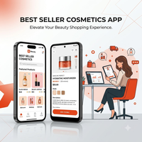 Application de magasin de cosmétiques et de produits de beauté la plus vendue avec fonctionnalité personnalisée et application conçue pour la vente