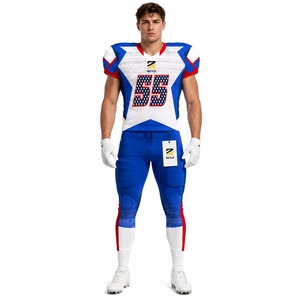 Uniforme profesional de fútbol americano con materiales ligeros y excelente rendimiento para atletas. Servicio OEM al por mayor. - Product Image 4