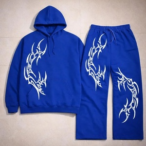 Conjunto de Chándal de Diseñador para Hombre, Sudadera con Capucha y Pantalones Deportivos con Patrón Griego de Lujo, Ropa Deportiva de Nylon - Product Image 5