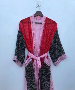 Robe Kimono pour femmes Robe de chambre synthétique Peignoir Boho pour femmes - Product Image 4