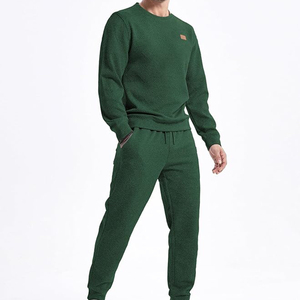 Hot Selling Breathable Winter Customized Men Plus Size Adult Solid Pattern Casual <b>Track</b> <b>Suit</b> Set - Product Image 2