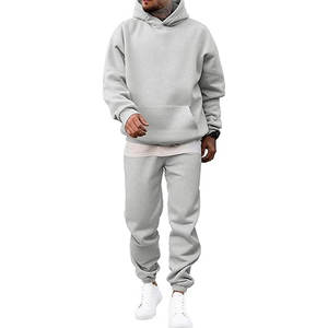 new Men's Casual Printed Breathable Winter <b>Track</b> Suits Sets Hooded Full-zip Sweatsuit Active <b>Jacket</b> Pants 2-Piece Four-Way Stret - Product Image 3