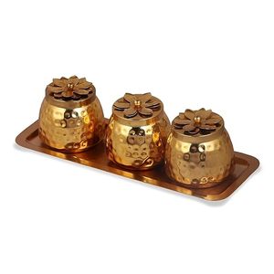 Best Selling Brass Container Cheap Rate Elegant Storage <b>Jar</b> for Kitchen Dining Table and Home Use By M/S SHAAD HANDICRAFTS - Product Image 3
