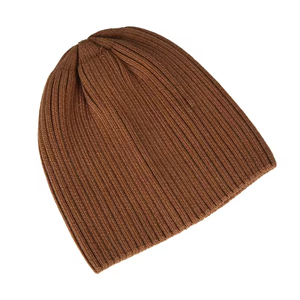 Trendy Knit Beanie <b>Hat</b> Winter <b>Warm</b> Soft Acrylic Cuffed Ribbed Beanie Unisex Streetwear Fashion Urban Beanie - Product Image 5