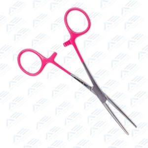 Porta Agujas Recto y Curvo de Acero Inoxidable, Instrumentos Quirúrgicos, Pinzas Médicas Kelly de Acero Inoxidable - Product Image 3