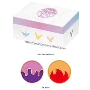 Boîte de rangement en cuir PU pour jeux de société et cartes TCG/Anime avec deux séparateurs – Vente en gros - Product Image 6
