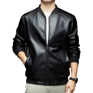 Veste en cuir PU pour homme, très vendue, de qualité supérieure, personnalisable, respirante, prix de gros, veste d'hiver - Product Image 1