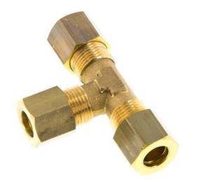 Raccord en T inversé en laiton à filetage mâle pour tuyau de gaz, raccord en T égal pour plomberie (AOL-170) - Product Image 2