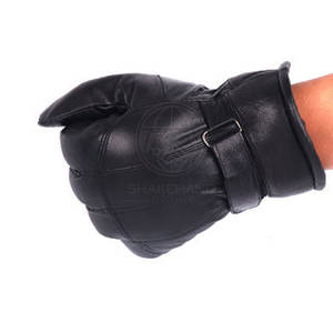 Guantes elegantes de cuero genuino con acabado suave, agarre cómodo y forro interior cálido para conducir y actividades al aire libre. - Product Image 5