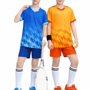 Ensemble uniforme de <span class=keywords><strong>tennis</strong></span> personnalisé pour enfants – T-shirt et short de sport pour garçons et filles – <span class=keywords><strong>Tenue</strong></span> d'entraînement de badminton pour jeunes – Séchage rapide – Nouveauté 2026 - Product Image 1