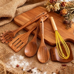 Cuillère en bois réutilisable de haute qualité, écologique, avec finition lisse, pour la cuisine, la restauration et les services de traiteur, destinée à l'exportation - Product Image 2