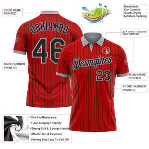 Camiseta de Béisbol Personalizada para Equipos, Fabricante OEM ODM, Proveedor de Fábrica, Venta al Por Mayor, Uniformes Deportivos con Nombre y Número Personalizados - Product Image 3