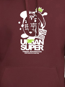 Sweat-shirt à capuche personnalisé pour homme, imprimé DTF, en molleton de coton mélangé de qualité supérieure, OEM ODM, logo personnalisé, vente en gros, streetwear - Product Image 4