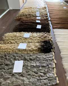 100% cuticule alignée italien HD dentelle matière première trame de peau couleur claire donneur unique ruban Invisible Extensions de cheveux humains - Product Image 4