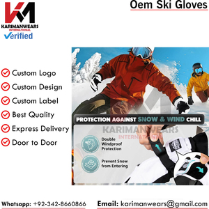 <b>Ski</b> <b>Gloves</b> Extreme Cold Winter <b>Gloves</b> Thermal Insulated Waterproof Snow <b>Gloves</b> OEM Bulk Supply - Product Image 6