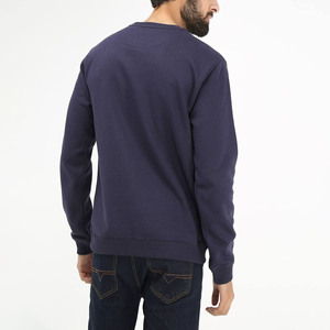 Men Lightweight French Terry Crewneck Sweatshirt Slim Fit Long Sleeve Cotton Casual Regular Fit Pullover <b>Jumper</b> - Product Image 6