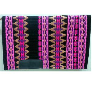 Almohadillas de sillín de lana de Nueva Zelanda de alta calidad, tachuelas de equitación occidentales con forro de tela duradero, manta de espectáculo de lana de Nueva Zelanda - Product Image 2