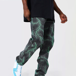 Vintage Style Baggy Jeans for Men – Relaxed Fit Denim Trousers - Product Image 1