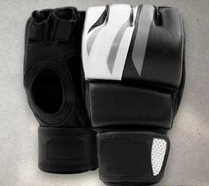 Guantes de Boxeo MMA de Cuero - Ecológicos, Antideslizantes, Resistentes al Viento, Transpirables, Ligeros, con Cierre de Gancho y Bucle, Guantes MMA Personalizados - Product Image 2