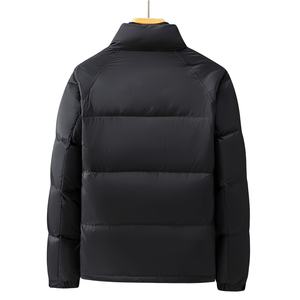 Abrigos Acolchados de Plumón para Hombre, a la Moda, Blancos, Impermeables, Casuales, Cálidos, Gruesos, Sólidos, para Otoño e Invierno 2023 - Product Image 2
