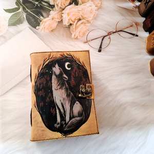 Handcrafted Genuine Leather <b>Journal</b> Diary Print Notebook Blank Spell Book Vintage Leather <b>Writing</b> Diary Handmade Paper Custom - Product Image 2