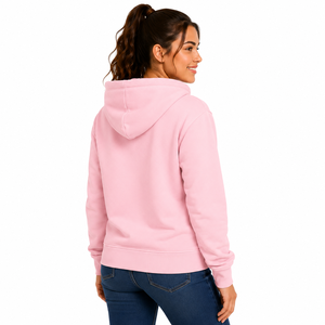Sudadera con Capucha de Invierno Ecológica Personalizada de Alta Calidad para Mujer, Color Sólido, Bolsillo Canguro Clásico, Sudadera de Algodón Cómoda - Product Image 6