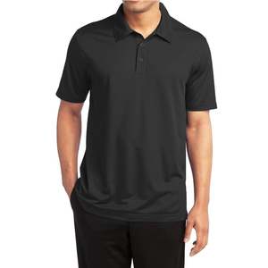 Polo pour homme 100 % polyester, haute qualité 220 GSM, tricoté uni, logo personnalisé, design sur mesure, vêtements de travail, faible MOQ, coupe classique - Product Image 3