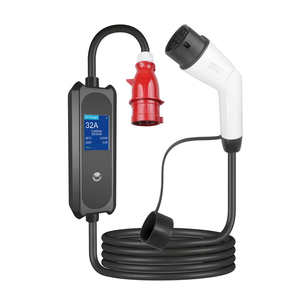 แอปพลิเคชันควบคุม WIFI ความเร็วสูง ปรับได้ 7kW Type 2 เครื่องชาร์จรถยนต์ไฟฟ้าแบบพกพา มาตรฐาน IP65 พร้อมระบบป้องกันความปลอดภัยอัจฉริยะ 9 TPU 6A-32A สายชาร์จยาว 5 เมตร - Product Image 1