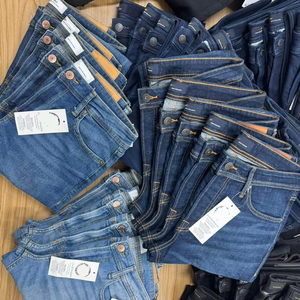 Men's Slim Straight & Relaxed <b>Denim</b> Pants Wholesale Bulk Order Cotton Skinny Straight Ripped Stonewashed Jeans Apparel Stock Lot - Product Image 2