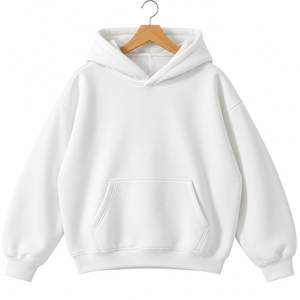<b>Red</b> Oversized fashion Hooded Sweatshirt <b>Men</b> Cotton <b>Fleece</b> Casual Autumn Wear Regular Fit Knitted Long Sleeve Pocket Design - Product Image 6