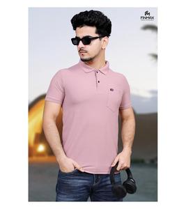 T-shirt à demi-manches en tissu doux Matty pour hommes, adapté à une utilisation par temps chaud - Product Image 5