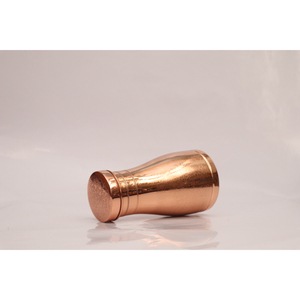 Pure Copper Water Bottle for Healthy Life Ayurvedic Handmade Hammered Copper Traditional Indian Artisanal Drinkware for Sale - Product Image 5