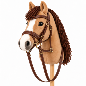 Brida de juguete de calidad, hecha con componentes duraderos, ajuste cómodo y detalles elegantes para un equitación lúdica. - Product Image 6