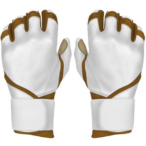 Moisture Control Leather Baseball Batting Gloves with <b>Hook</b> Loop Closure for Dry Hands Reliable Grip Warm Weather <b>Games</b> Adult Use - Product Image 5