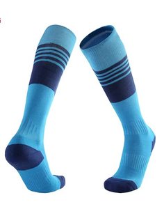 Chaussettes de sport montantes pour hommes en gros avec logo d'équipe – Spandex/Nylon/Coton, grandes tailles, pour baseball, football, soccer, et tenues athlétiques - Product Image 2