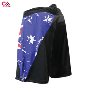 Shorts MMA pour hommes 100% coton, décontractés, conçus pour l'entraînement intense, le sparring et les séances de gym, offrant une liberté de mouvement et un confort optimal. - Product Image 2