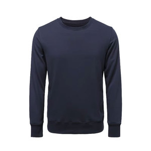 Wholesale Men Blue Knitted <b>Sweater</b> Cotton Long Sleeve <b>Crewneck</b> Cardigan Fashion Warm Winter Breathable Front Chest Pocket - Product Image 1