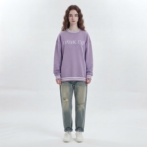 HAWK EYE SPORTS Sudadera con Capucha de Forro Polar para Mujer, Estilo Urbano, Otoño/Invierno, Color Sólido, Hombros Caídos, Transpirable, 360g, 100% Algodón, Sin Forro - Product Image 1