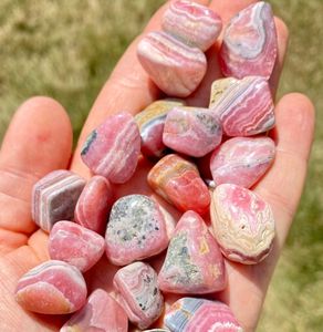 โรโดโครไซต์คุณภาพสูง เกรดพิเศษ หินขัดเงา รูปทรงผสม สำหรับทำเครื่องประดับ - Product Image 1