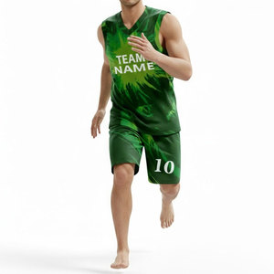 Ensembles d'uniformes de basketball pour hommes de haute qualité, logo personnalisé, design respirant pour les sports d'été, nouveaux uniformes de basketball par sublimation - Product Image 4