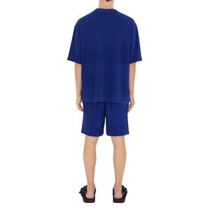 Shorts de jogging personnalisés pour hommes, taille mi-haute, motif uni, décontractés, séchage rapide, respirants, haute qualité, 100 % polyester - Product Image 2