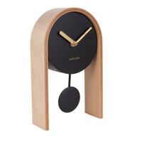 Horloge murale vintage en bois à quartz avec affichage à aiguilles, design Art Déco classique pour mariage et retraite